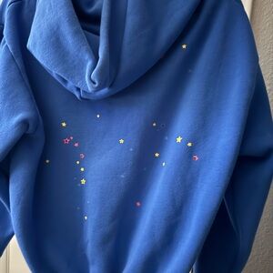 Blue Star Pattern Men's Sweater